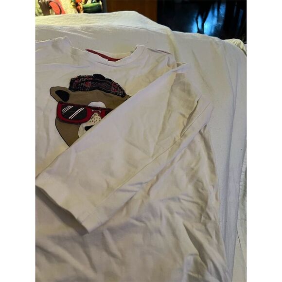 Tommy Bahama Toddler Boys‎ Ivory Hipster Bear Graphic T-Shirt Size 4T - Picture 6 of 11